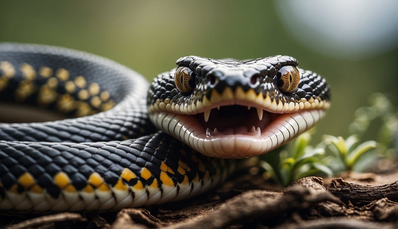 A snake's venom impacts human health, while some animals are immune to it