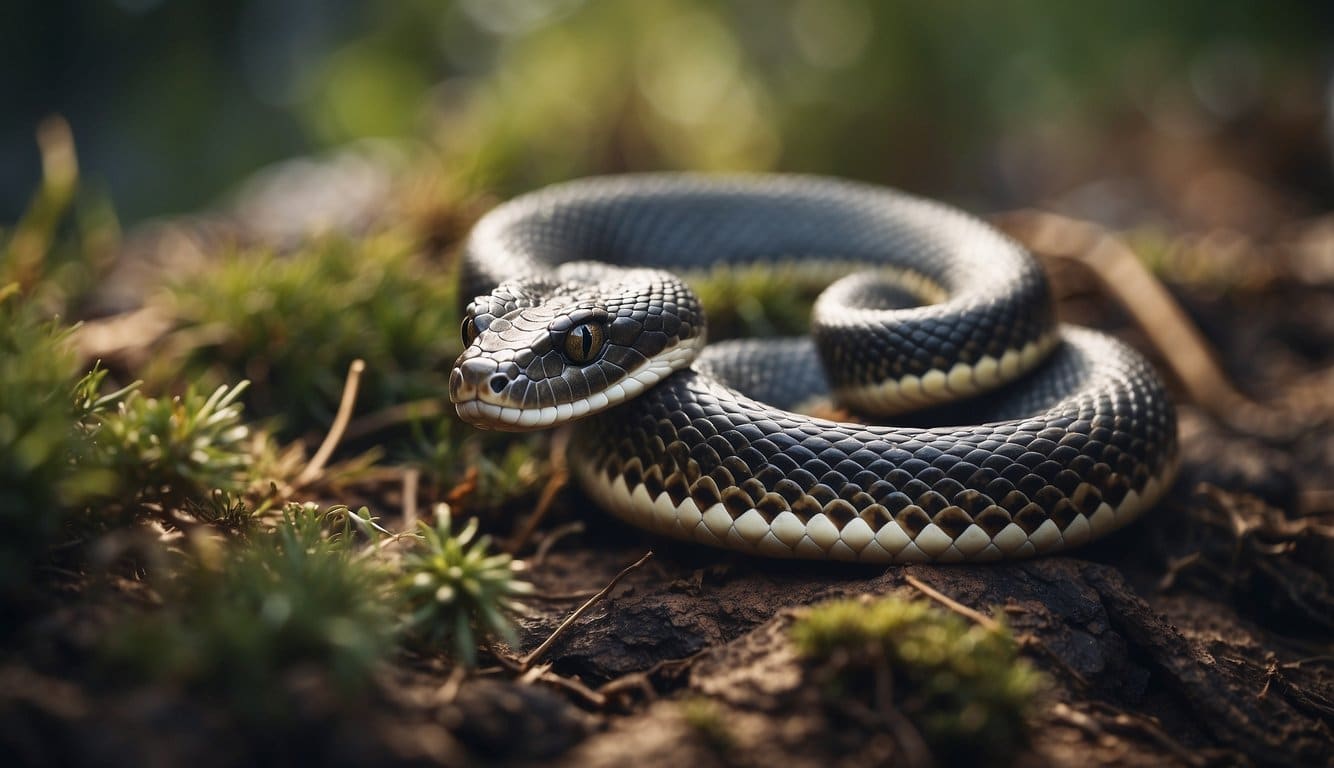 Cobertura Do Corpo Da Cobra: O Que É E Como Funciona 2 A snake with diverse patterns and colors blends into its environment, showcasing its body's adaptability