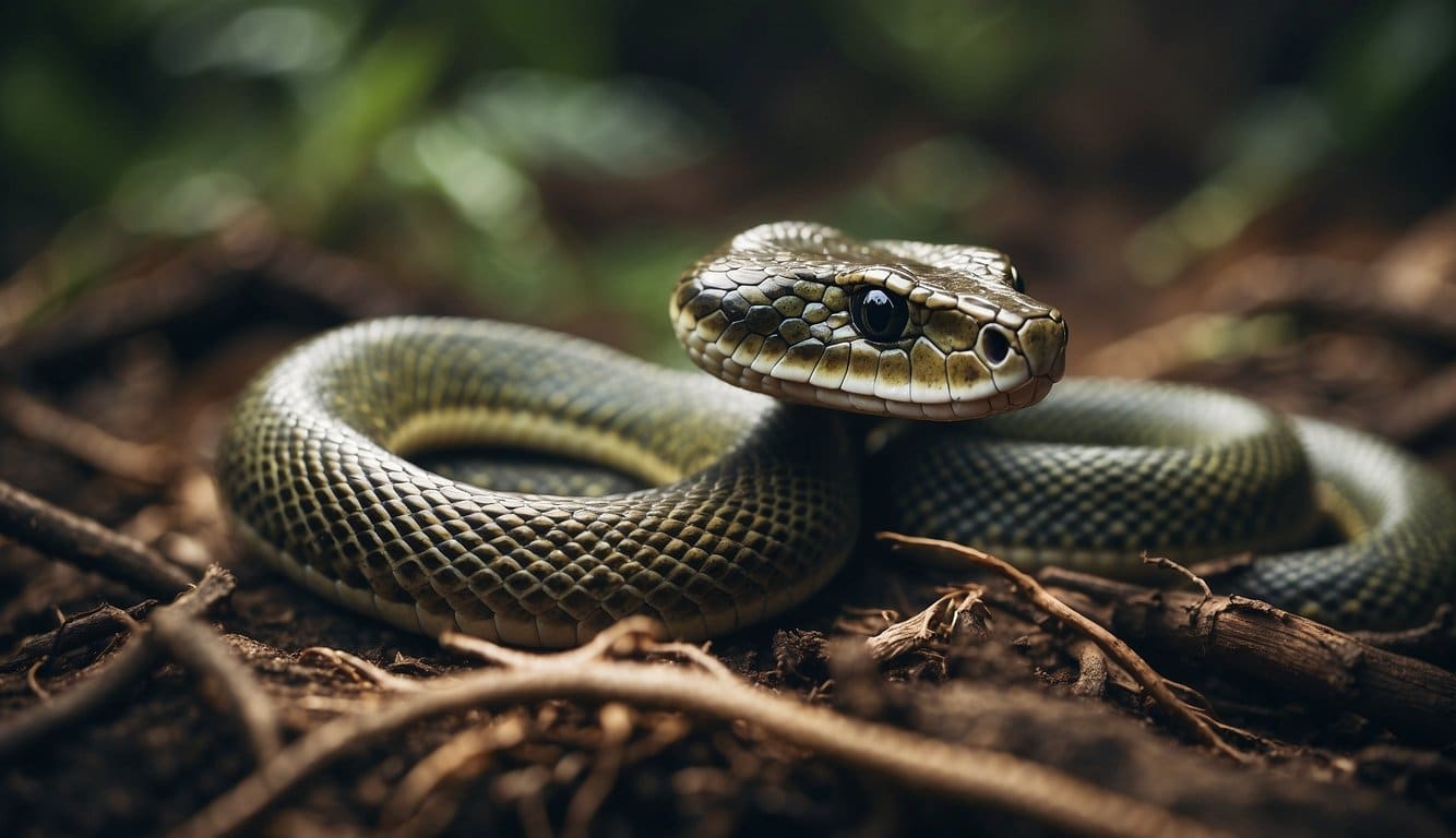 Cobra Que Come Cobra: Conheça A Espécie De Serpente Que Se Alimenta De Outras Cobras 2 A snake eating another snake in a toxic environment