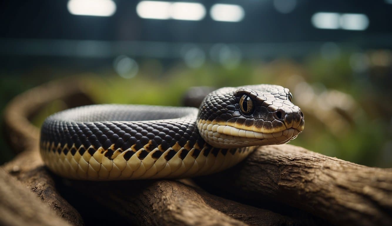 A snake breeding facility with legal aspects and authorization