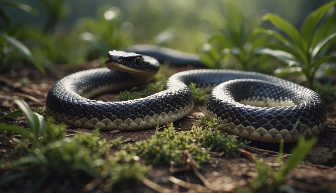 Documentário Sobre Cobras: Uma Análise Detalhada Da Vida Desses Répteis 2 A snake documentary scene with caution signs and snake habitats