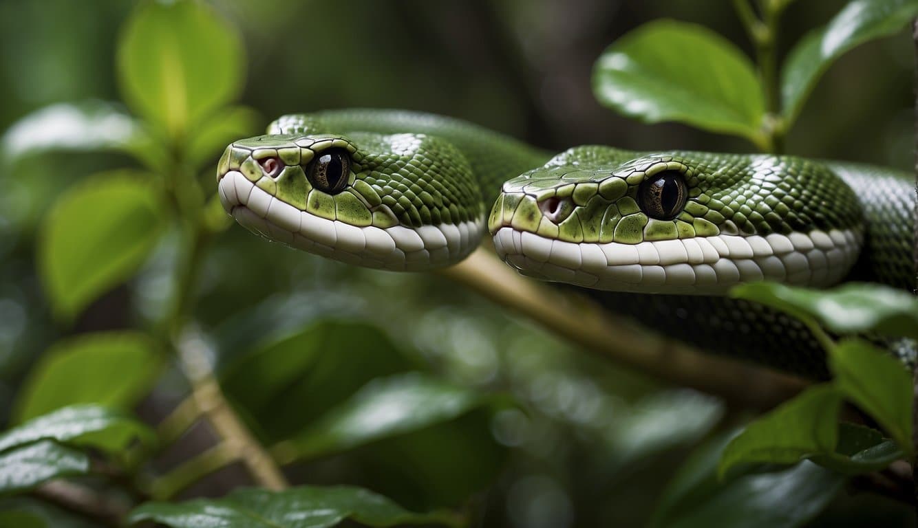 Encantador De Serpentes: O Que É E Como Funciona A Técnica Milenar De Domar Cobras 2 A snake gracefully slithers through lush green foliage, its scales shimmering in the sunlight as it flicks its tongue to sense the world around it