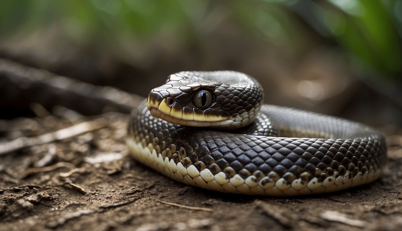 Cobertura Do Corpo Da Cobra: O Que É E Como Funciona 3 A snake shedding its skin, revealing a glossy new layer underneath
