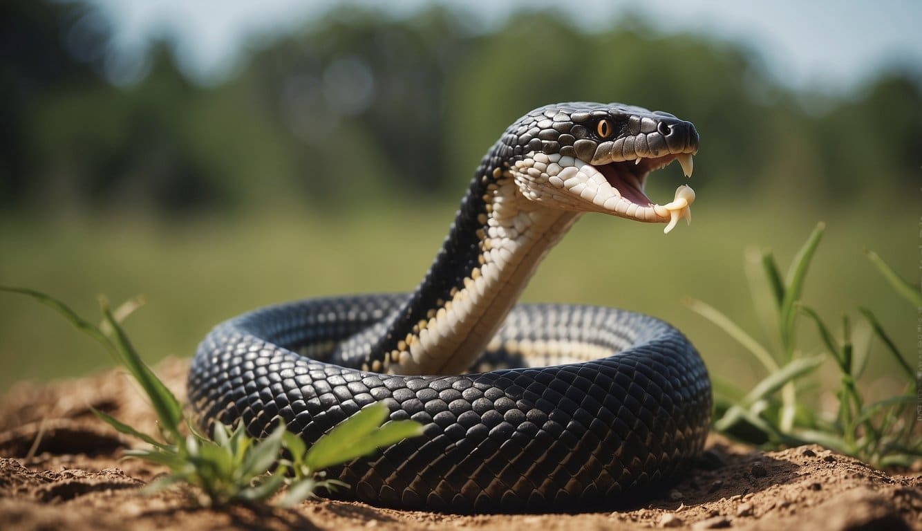 Cobra Canibal: Conheça O Comportamento Alimentar Das Cobras Predadoras 3 A cobra devouring its prey in the wild