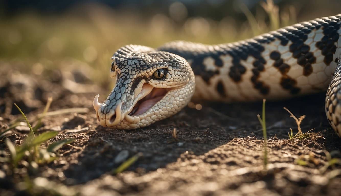 Cobra Casco De Boi: Conheça A Espécie E Suas Características 2 A bull snake coils around a cow skull, basking in the sun