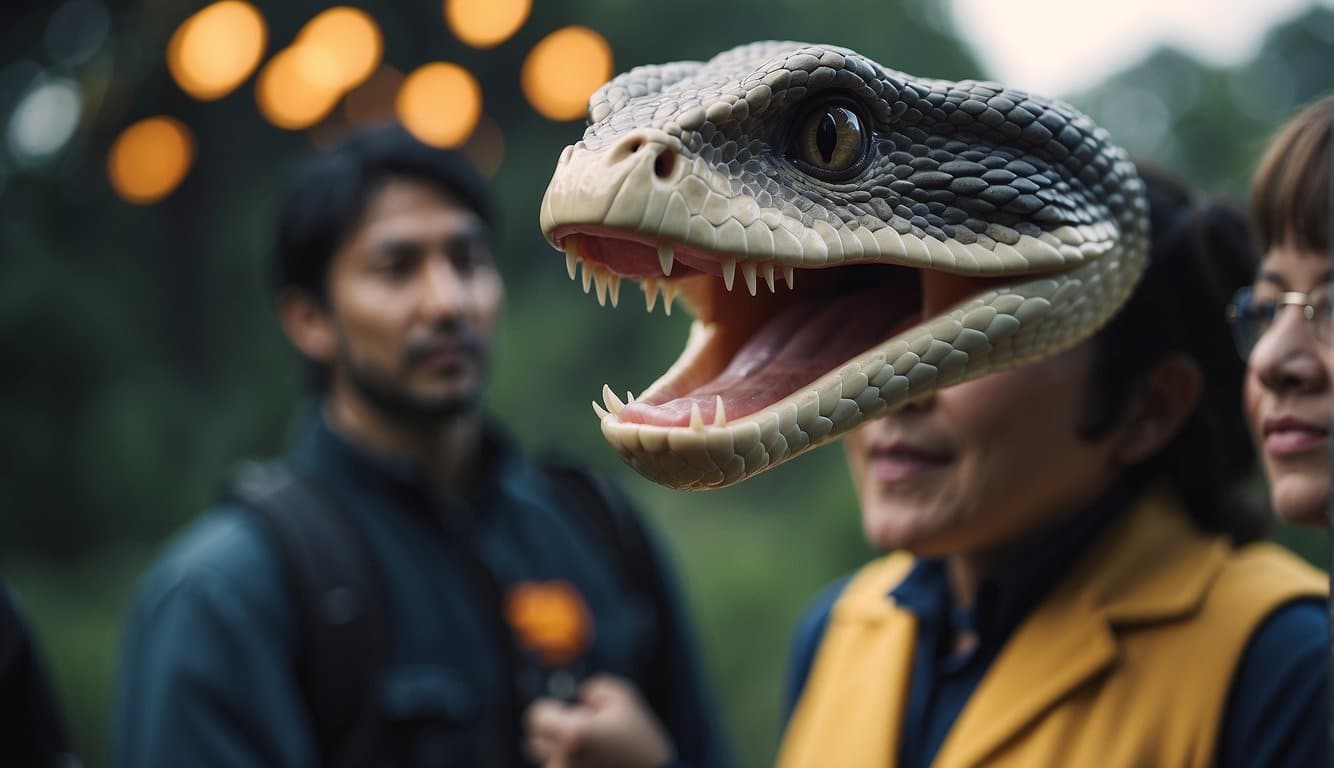 Cobra Que Dá Choque: Saiba Mais Sobre Essa Espécie Venenosa 3 A shocking cobra interacts with humans