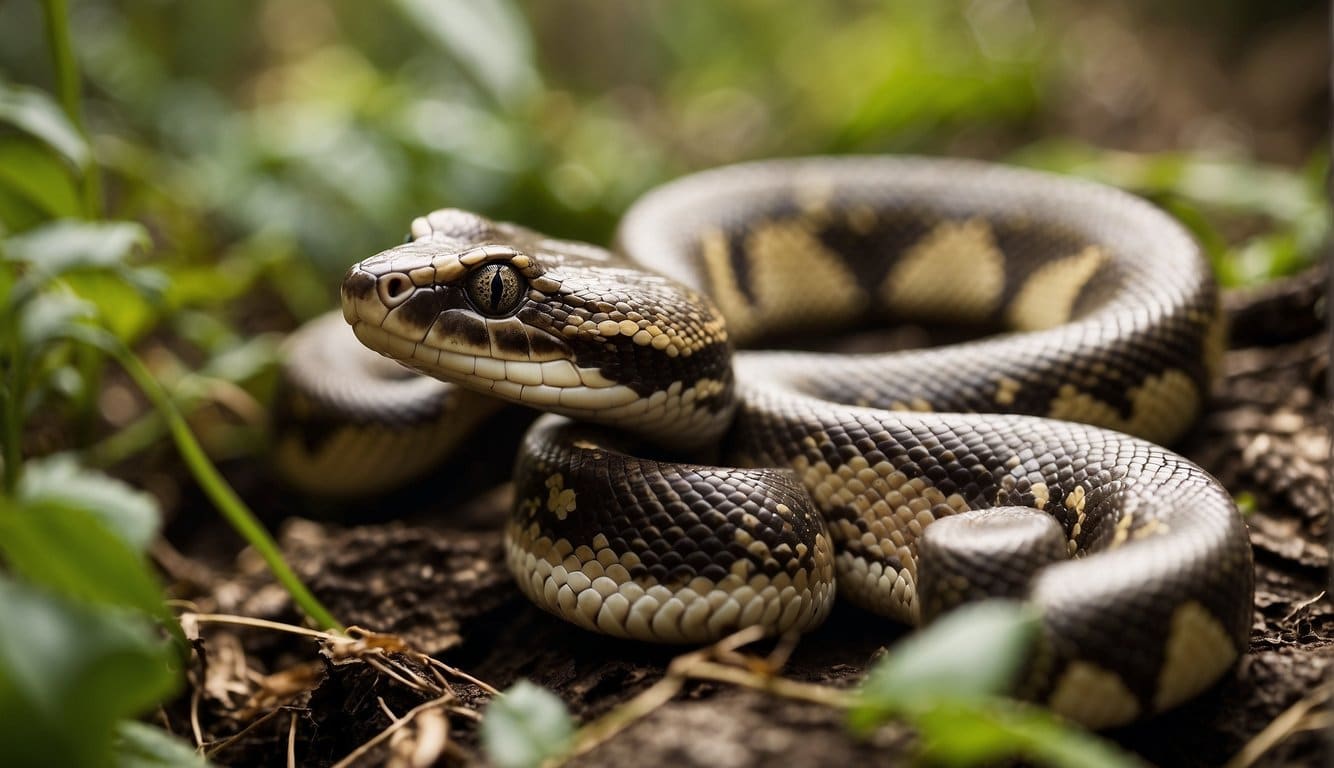 Cobras Constritoras: Características, Habitat E Comportamento 3 Constrictor snakes reproducing and conserving in a natural habitat