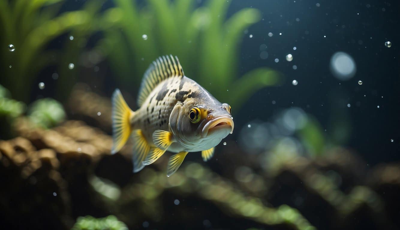 A fish with snake-like behavior and diet