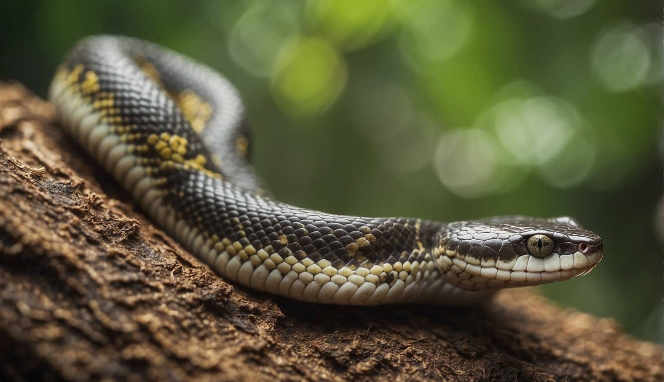 The snake's louse habitat and behavior with venom