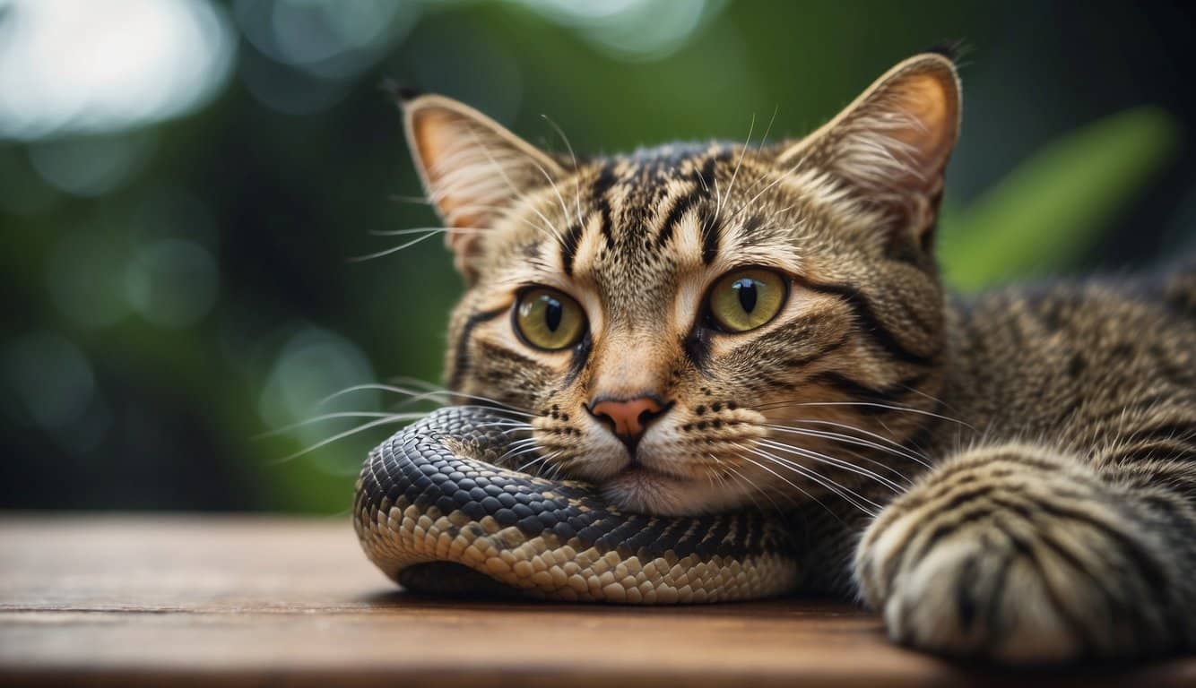 Cobra E Gato: Entenda A Relação Entre Esses Animais 4 A scientific analysis of a snake and cat interaction, debunking myths