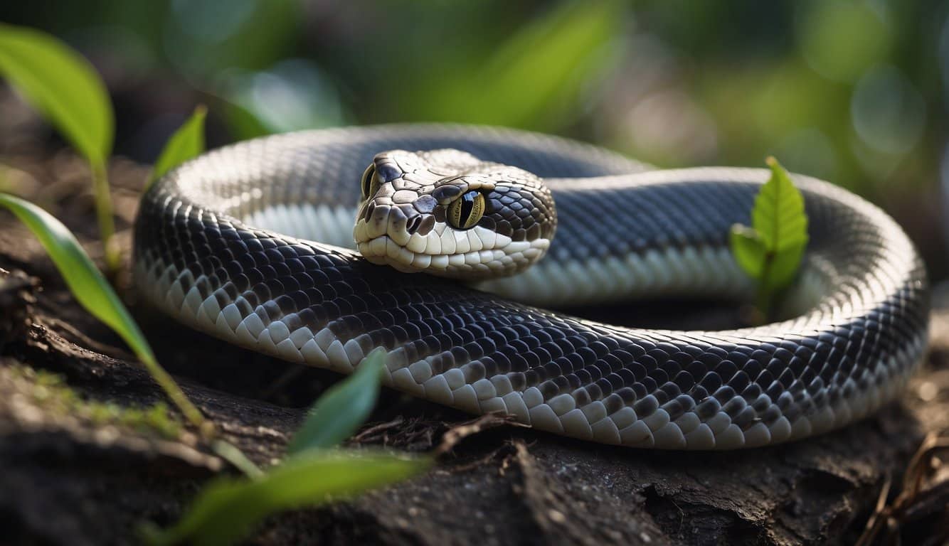 Snakes in various habitats and behaviors
