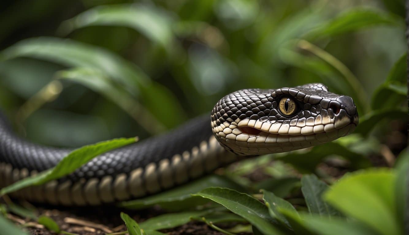 Briga De Cobra: Entenda O Que É E Como Evitar 4 A cobra, poised and ready to strike, coils its body in the lush greenery of the Indo-Pacific region, symbolizing the strategic importance of the 'Cobra Gold' exercise