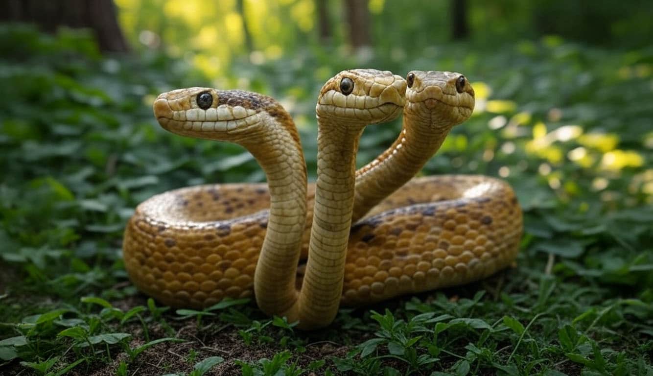 cobra de tres cabecas