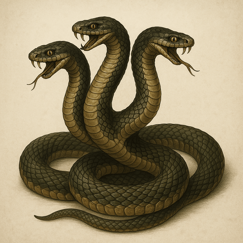 Cobra De Três Cabeças: Realidade, Mito ou Ficção?